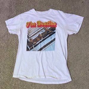 White medium Beatles shirt